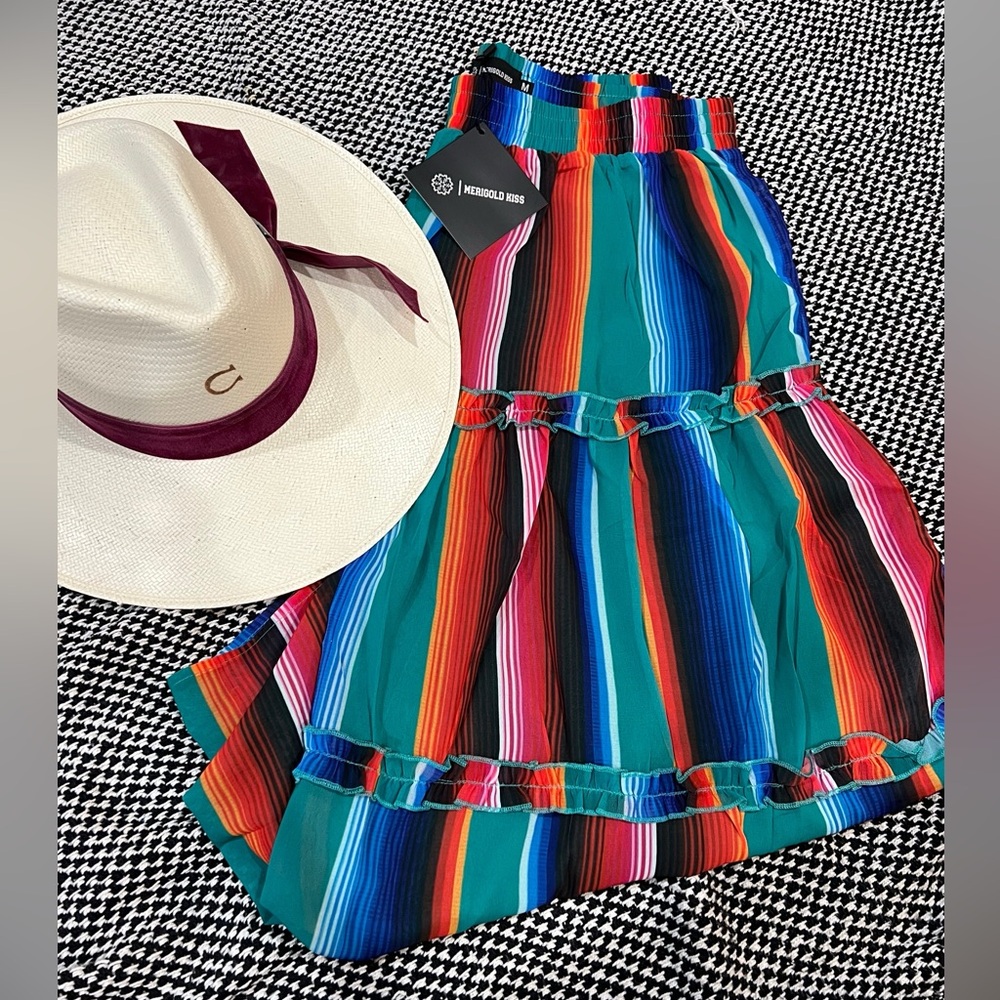 Serape Maxi Skirt